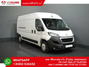 Peugeot Boxer Van 2.2 HDi 140 hp L3H2 Furnishings/Stand heater/ Seat heating/ DAB/ Cruise/ Camera/ Airco/ Towing hook