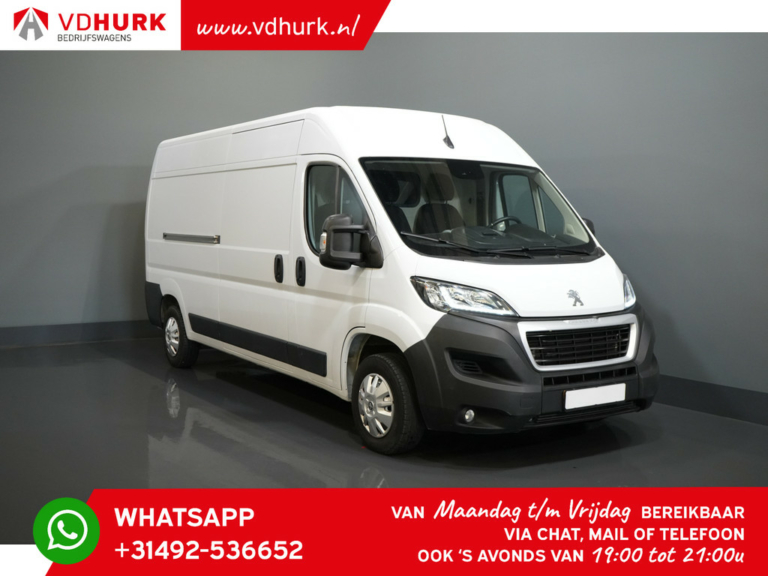 Peugeot Boxer Van 2.2 HDi 140 cv L3H2 Riscaldamento in piedi/ Stoelverw./ DAB/ Cruise/ Telecamera/ Airco/ Gancio di traino