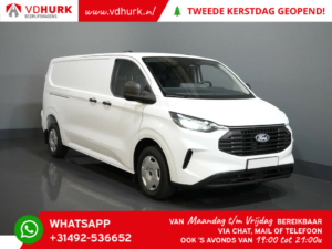 Ford Transit Custom Van 2.0 TDCI 136 hp L2 5 years/ 200,000km GUARANTEE!/ 2.7T Towingverm./ Loadspace package/ LED/ Climate/ Verw.Voorruit/ Carplay/ Camera/