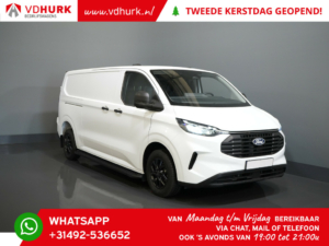 Ford Transit Custom Van 2.0 TDCI 136 hp L2 5 years/ 200,000km WARRANTY! LMV/ Spoiler/ Side steps/ LED/ Carplay/ Climate/ Camera/ PDC/ Cruise