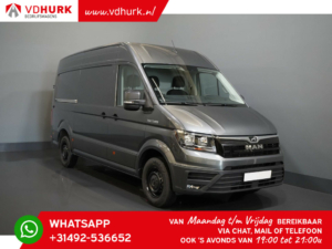 MAN TGE Van 3.180 2.0 180 hp Aut. L3H3 NEU Gev.Sitze/ Carplay/ Cruise/ Kamera/ Anhängerkupplung/ Trittstufe/ Schreiner/ 270Gr. Türen