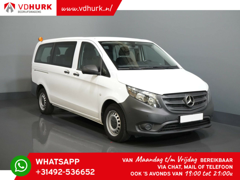 Mercedes-Benz Vito Tourisme 110 CDI L2 € 37,047,- incl. TVA/BPM Combi/ Kombi/ 9 Pers./ 9P/ 9 Person/ Navi/ Cruise/ PDC/ Airco