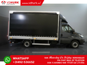 Iveco Daily Huifzeil 35S18 3.0 180 hp Box truck/ 2x Sliding tarpaulin/ Tailgate/ Schiebeplane+Heckklappe