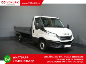 Iveco Daily Open laadbak 35S18H 3.0 180 pk Aut. (ZF) 3 Zijde Kipper/ kieper/ Tipper/ 3.5T trekverm./ Open laadbak/ dreiseiten/ Pritsche