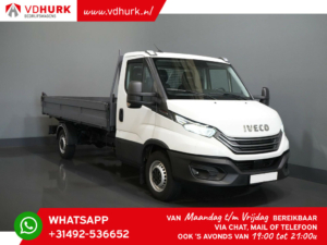 Iveco Daily Kipper 35S18H 3.0 180 pk Aut. (ZF) 3 Zijde Kipper/ kieper/ Tipper/ 3.5T trekverm./ Open laadbak/ dreiseiten/ Pritsche/ 397x200x40