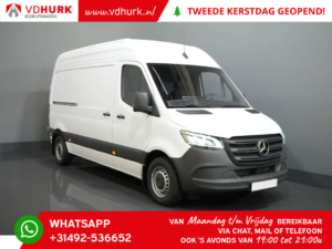 Mercedes-Benz Sprinter Van 211 Aut. L2H2 LED/ Stand heater/ Seat heating/ Climate/ Carplay/ Camera/ Cruise/ Towing hook