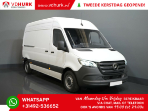 Mercedes-Benz Sprinter Van 211 Aut. L2H2 LED/ Stand heater/ Seat heating/ Climate/ Carplay/ Camera/ Cruise/ Towing hook