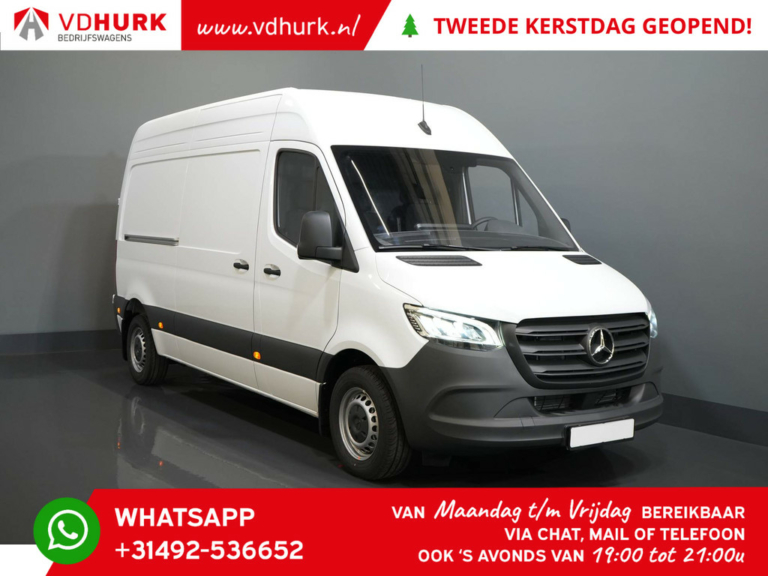 Mercedes-Benz Sprinter Van 211 Aut. L2H2 LED/ Chauffage au sol/ Sièges chauffants/ Climatisation/ Carplay/ Caméra/ Croisière/ Crochet d'attelage