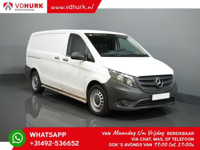 Mercedes-Benz Vito Van 114 CDI 140 KM Aut. L2 Listwy boczne/ Ogrzewanie postojowe/ Klimatyzacja/ Navi/ Kamera/ PDC/ Hak holowniczy/ Tempomat