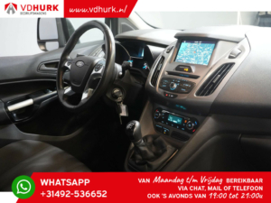 Ford Transit Connect Bestelbus 1.5 TDCI 100 pk E6 Carplay/ Navi/ Cruise/ 3 pers./ Camera/ Climate/ Stoelverw./ Trekhaak