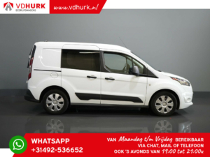 Ford Transit Connect Bestelbus 1.5 TDCI 100 pk E6 Carplay/ Navi/ Cruise/ 3 pers./ Camera/ Climate/ Stoelverw./ Trekhaak