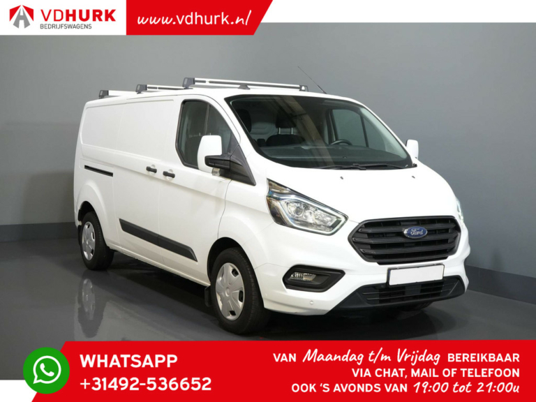 Ford Transit Custom Bestelbus 2.0 TDCI 130 pk Aut. L2 Trend 2xSchuifdeur/ Verw.Voorruit/ PDC/ Cruise/ Trekhaak/ Airco