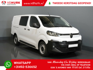 Citroën Jumpy Van 2.0 HDI 145 hp DC Double Cab Virtual Cockpit/ CarPlay/ Camera/ PDC/ Cruise