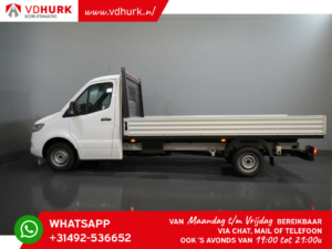 Mercedes-Benz Sprinter Open laadbak 317 CDI Aut. L3 Open laadbak/ 3.5T Treverm/ MBUX/ 4.3m bak/ Stoelverw./ Cruise/ Trekhaak