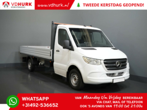 Mercedes-Benz Sprinter Open laadbak 317 CDI Aut. L3 Open body/ 3.5t Tow/ MBUX/ 4.3m body/ Seat heating/ Cruise/ Towbar