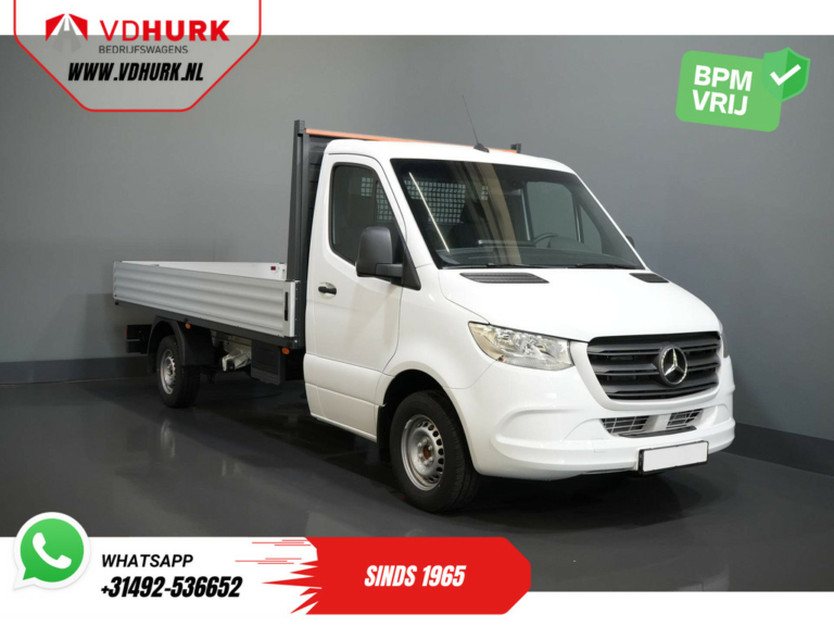 Mercedes-Benz Sprinter Open laadbak 317 CDI Aut. L3 caroserie deschisă/ 3.5t remorcare/ MBUX/ 4.3m caroserie/ Încălzire scaune/ Cruise/ Towbar