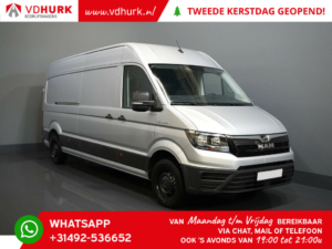 MAN TGE Van 3,180 180 hp Aut. L4H3 Gev.Stoel/ Carplay/ Camera/ Towbar/ Cruise control/ Carpentered