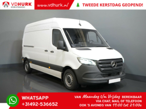 Mercedes-Benz Sprinter Van 211 Aut. L2H2 LED/ Carplay/ Stand heater/ 3t GVW/ Cruise/ Camera/ Seat heating/ Tow bar/ Air conditioning