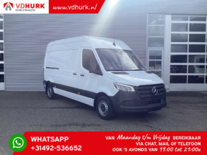 Mercedes-Benz Sprinter Furgón Aut. L2H2 LED/ Calefacción de pie/ Calefacción de asiento/ Carplay/ Cámara/ Cruise/ Gancho de remolque/ Aire acondicionado.