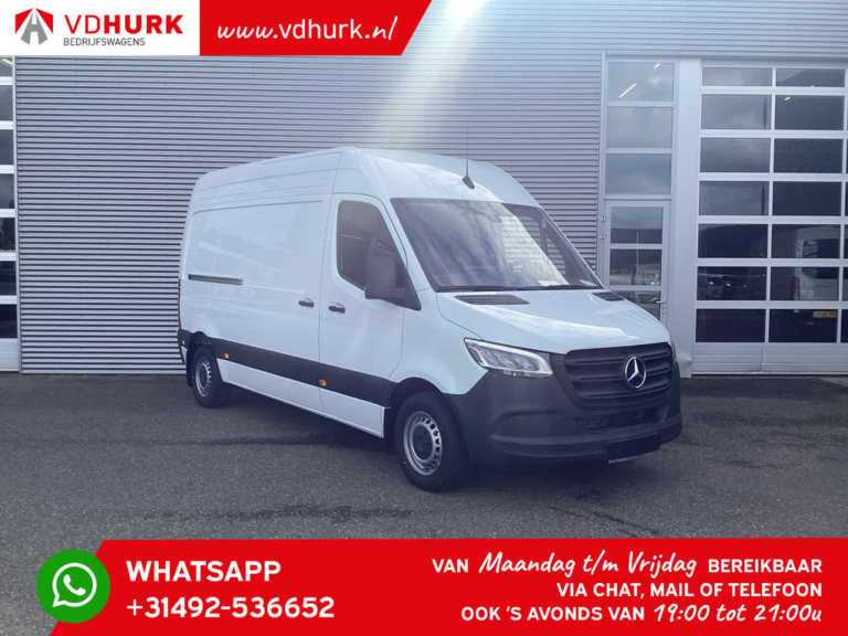 Mercedes-Benz Sprinter Bestelbus Aut. L2H2 LED/ Standkachel/ Stoelverw./ Carplay/ Camera/ Cruise/ Trekhaak/ Airco