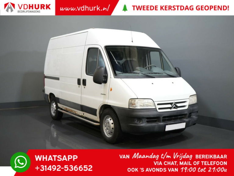 Citroën Jumper Van 2.8 HDI L2H2 Aut. Drives well/ Air conditioning/ Ventilated seat/ Stand heater