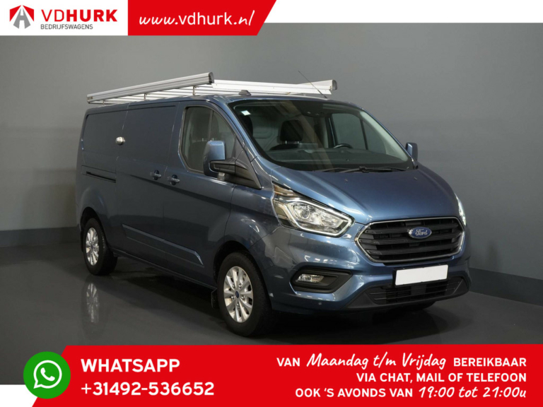 Ford Transit Custom Vans 320 2.0 TDCI 170 hp L2 Limited 2.8t Towingverm./ Seatverw./ Inverter/ Carplay/ LMV/ PDC/ Cruise/ Imperial