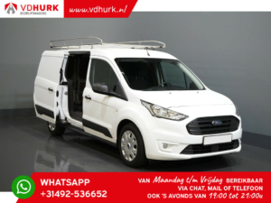 Ford Transit Connect Bestelbus 100 pk L2 Trend BENZINE/ 7.275 KM! READY2GO Imperiaal/ 3pers./ Trekhaak/ Inrichting/ Cruise/ Airco