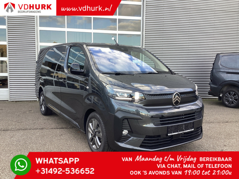 Citroën Jumpy Van 2.0 HDI 180 к.с. з подвійною кабіною / безключовий / LMV / віртуальний кокпіт / CarPlay / клімат / камера / навігація