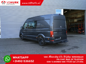 Volkswagen Crafter Bestelbus 2.0 TDI 180 pk Aut. L3H3 DC Dubbel Cabine/ 7pers./ Gev.stoel/ Carplay/ Camera/ / Cruise/ Betimmerd/ Trekhaak/ 270Gr.deuren