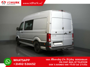 Volkswagen Crafter Bestelbus 2.0 TDI 180 pk Aut. L3H3 DC Dubbel Cabine/ 7pers./ Gev.stoel/ Carplay/ Camera/ / Cruise/ Betimmerd/ Trekhaak/ 270Gr.deuren