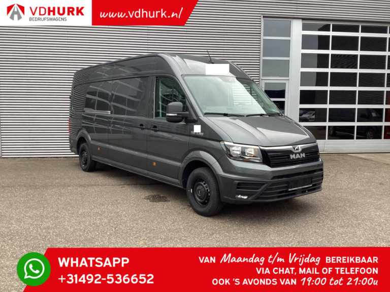 MAN TGE Van 3,180 180 hp Aut. L4H3 Gev.Seats/ Carplay/ Camera/ Towbar/ Cruise control/ Panelling