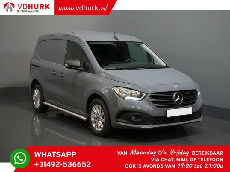 Mercedes-Benz Citan Van 110 CDI Pro Cruise/ MBUX/ Carplay/ Cameră/ Încălzire scaune/ LMV Sidebars/ Cameră/ PDC/ Cârlig remorcare/ Aer condiționat