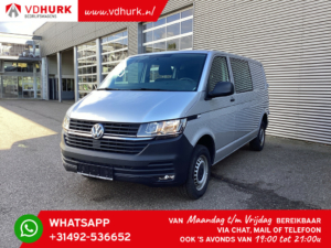 Volkswagen Transporter Bestelbus 2.0 TDI 150 pk L2 DC Dubbel Cabine 4Motion/ 4x4/ Standkachel/ 2.5t Trekverm./ Cruise/ 4-motion