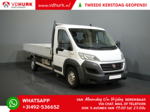 Fiat Ducato Open cargo box 2.3 MJ 150 hp Open cargo box/ Pick up/ 420x203/ 3.0t towing capacity/ Pritsche