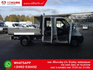 Renault Master Відкрита вантажна платформа 2.3 dCi 130 к.с. DC Double Cab/ Відкрита вантажна платформа/ Pritsche/ Doka/ 7 чол./ Фаркоп/ Airco/ 242x204x40/ Самовивіз