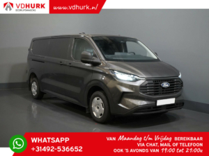 Ford Transit Custom Van 2.0 TDCI 130 hp L2 5 years/200,000 km warranty/ 2.7T towing capacity/ Navi/ Loadspace package/ Stoelverw./ LED/ Carplay/ Climate/ Camera