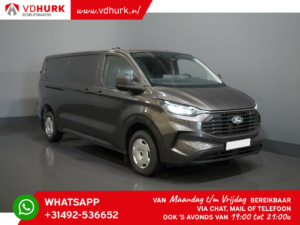 Ford Transit Custom Van 2.0 TDCI 136 hp L2 5 years/200,000 km warranty/ 2.7T towing capacity/ Navi/ Loadspace package/ Stoelverw./ LED/ Carplay/ Climate/ Camera