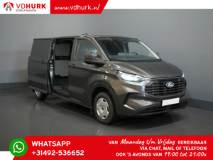 Ford Transit Custom Van 2.0 TDCI 136 hp L2 5 years/200,000 km warranty/ 2.7T towing capacity/ Navi/ Loadspace package/ Stoelverw./ LED/ Carplay/ Climate/ Camera