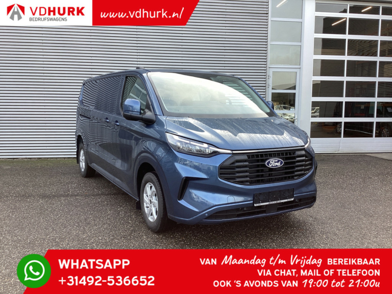 Ford Transit Custom Van 320 2.0 TDCI 150 hp L2 Limited 5 years WARRANTY!/ 2x sliding door/ Navi/ Carplay/ Camera/ Seat heating/ LED