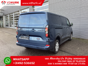 Ford Transit Custom Van 320 2.0 TDCI 150 к.с. L2 Limited 5 років ГАРАНТІЇ! / 2х розсувні двері / Navi / Carplay / Камера / Підігрів сидінь / LED