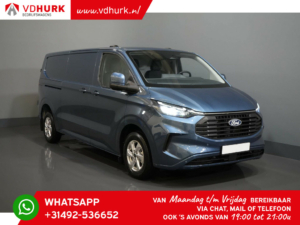 Ford Transit Custom Van 2.0 TDCI 150 hp L2 LIMITED 5 years/200,000km GUARANTEE!/ 2x Sliding door/ Navi/ Carplay/ Camera/ Seatverw./ LED