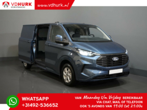 Ford Transit Custom Van 2.0 TDCI 150 hp L2 LIMITED 5 years/200,000km GUARANTEE!/ 2x Sliding door/ Navi/ Carplay/ Camera/ Seatverw./ LED