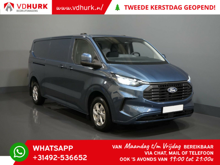 Ford Transit Custom Van 2.0 TDCI 150 hp L2 LIMITED 2x SHIFT DOOR 5 years/200,000km WARRANTY!/ Navi/ Carplay/ Camera/ Seats/ LED