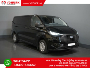 Ford Transit Custom Vans 2.0 TDCI 136 hp L2 5 years/ 200,000km WARRANTY!/ Navi/ 2.7T towingverm./ Cargo package/ Stoelverw./ Carplay/ Climate/ Camera/ P