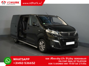 Peugeot Expert Van 2.0 HDI 180 hp Aut DC Double Cab/ Leather/ 2x Sliding door/ Climate/ Carplay/ Head Up/ Navi/ Camera/ LMV/ PDC