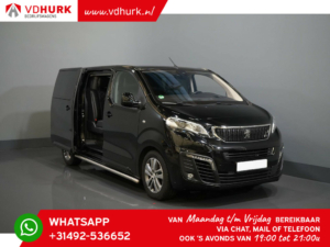 Peugeot Expert Bestelbus 2.0 HDI 180 pk Aut. DC Dubbel Cabine/ Leder/ 2x Schuifdeur/ Climate/ Carplay/ Head Up/ Navi/ Camera/ LMV/ PDC