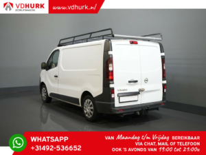 Opel Vivaro Van 1.6 CDTI MOT 8-2025/ Cruise/ Camera/ Roof rack/ Towing hook/ Air conditioning