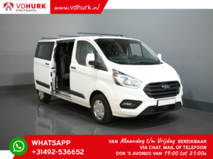 Ford Transit Custom Van 2.0 TDCI L2 DC Double Cab 27,000 km! Carplay/ Navi/ Camera/ Cruise/ PDC V+A/ Seatverw./ 2.8t Towingverm./ Airco/ Towbar