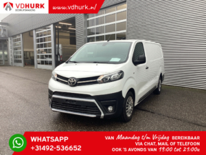 Toyota ProAce Bestelbus 2.0 D-4D 145 pk L3 Long Standkachel/ Stoelverw./ CarPlay/ Camera/ Cruise/ Airco/ PDC V+A/ Trekhaak