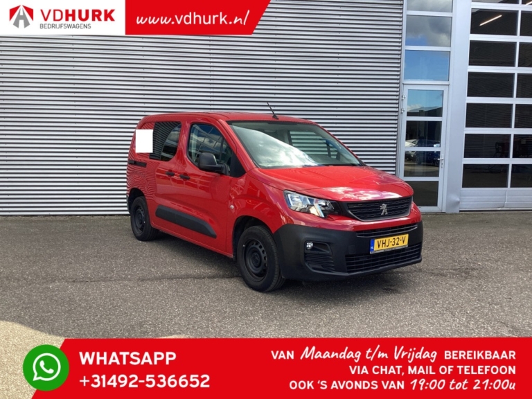 Peugeot Partner Van 1.5 HDI Carplay/ Navi/ Cruise/ PDC/ Airco/ Towbar